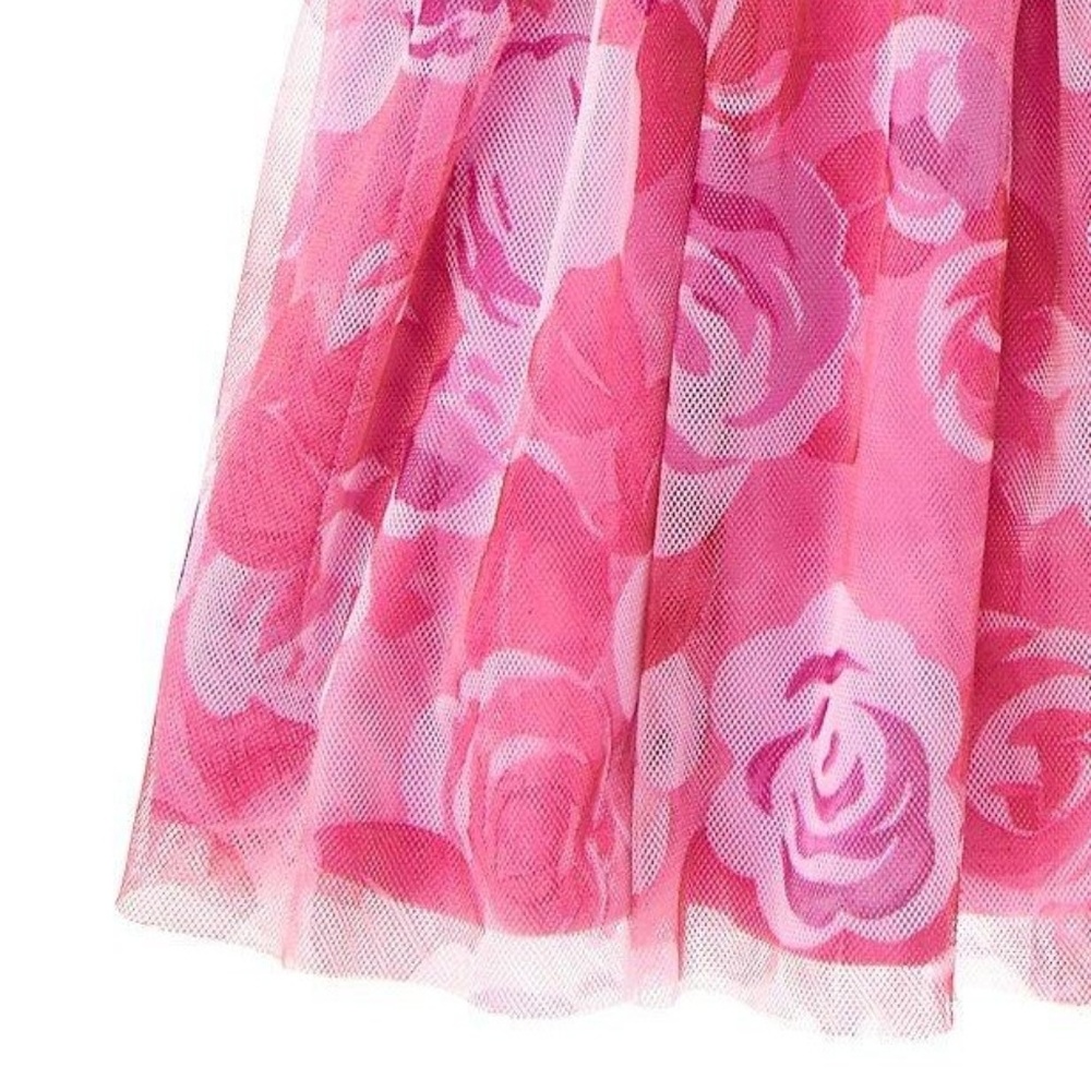 Gymboree Pink Floral Mesh Short Sleeve Dress Set Baby Girl‎ size 6-12 mo NWT - Picture 7 of 8
